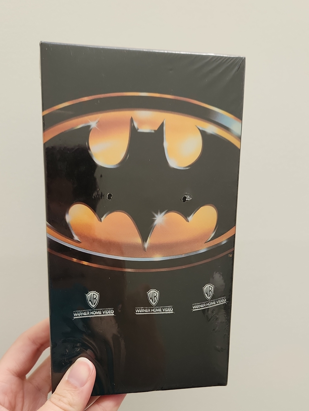 Original Batman VHS Factory Sealed Tape From 1989